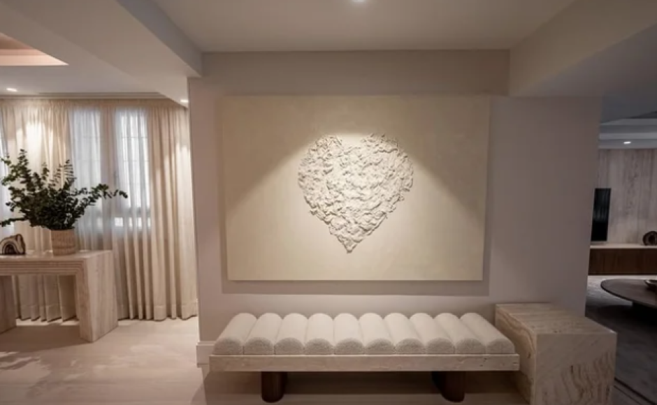 Una parte de la casa de Georgina y Cristiano