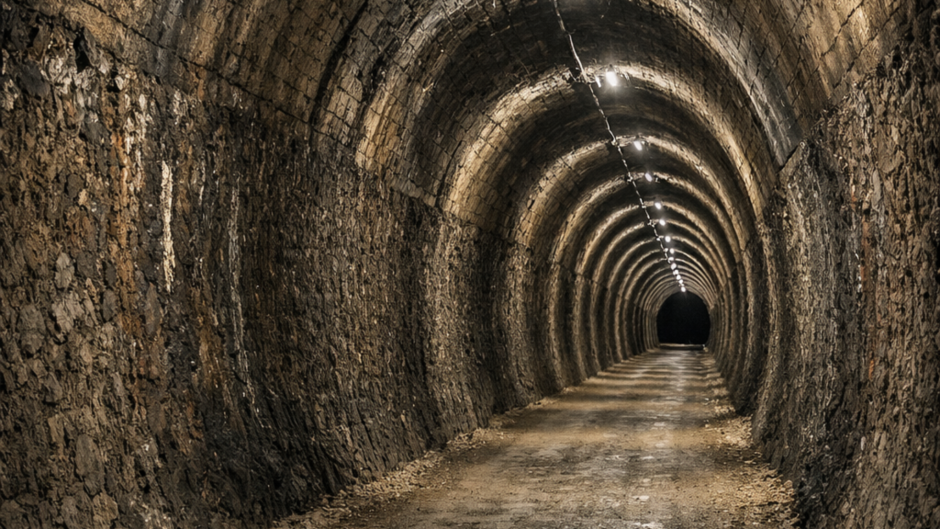 Túnel de Uitzi, de casi tres kilómetros de largo