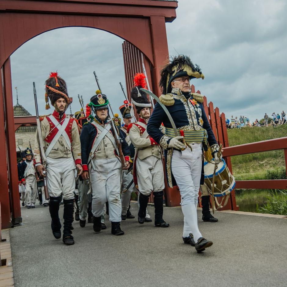Recreación histórica en la fortaleza de Bourtange