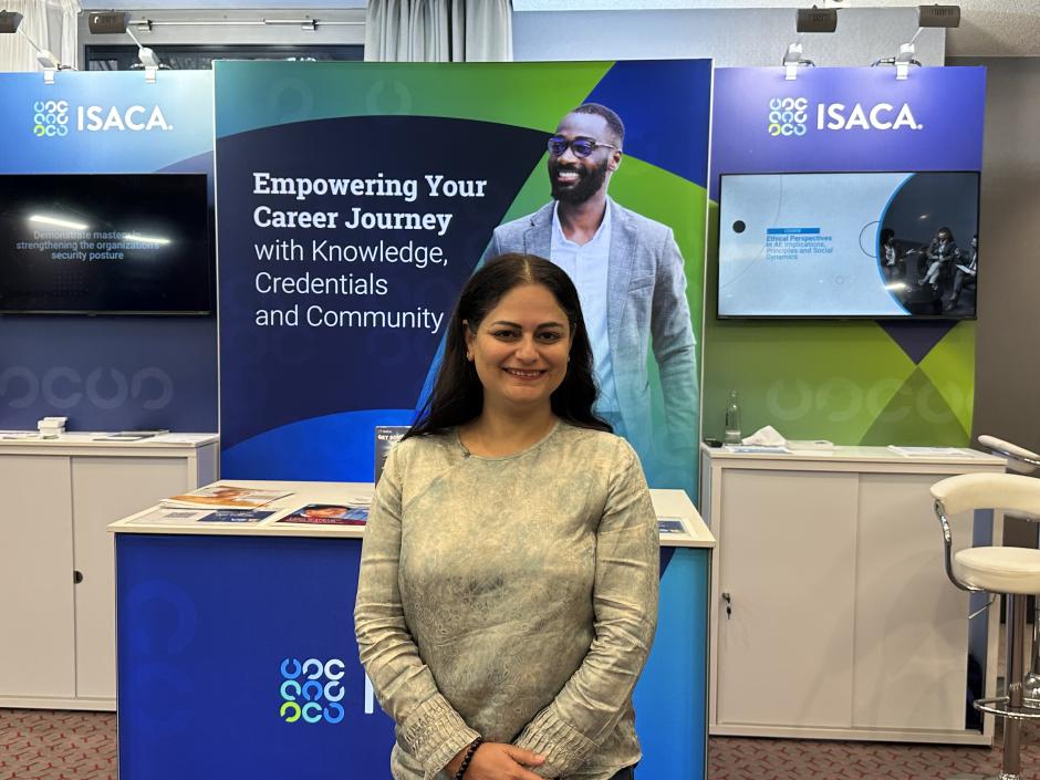 Sanjana Mehta, vicepresidenta asociada de Regulación para Europa de ISACA