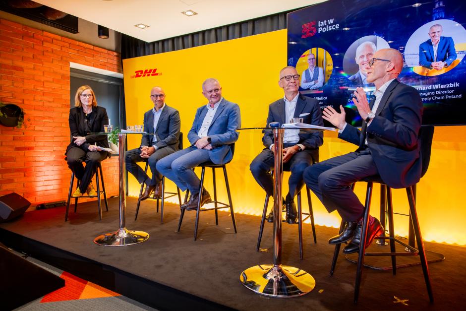 Presentación del DHL Globalization Tracker, en Varsovia.