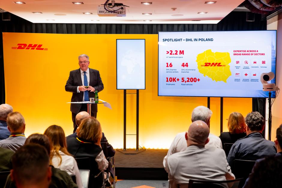John Pearson, CEO de DHL Express, durante la presentación del DHL Globalization Tracker.