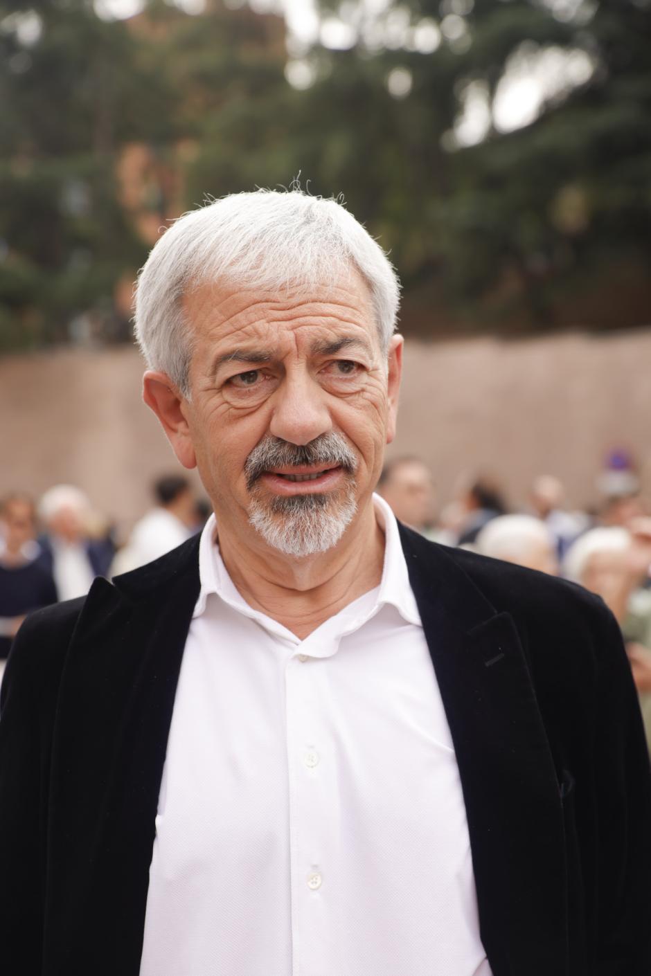 Carlos Sobera attending the last bullfight of the autumn fair. In Madrid on Monday, October 12, 2026