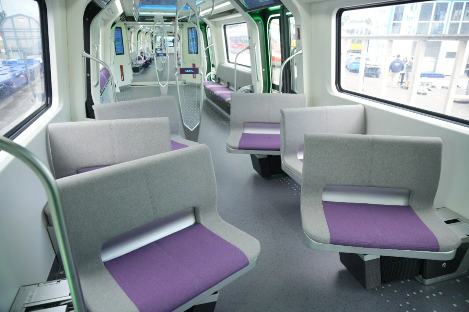 Modelo del tren chino VELLINK, operado con inteligencia artificial