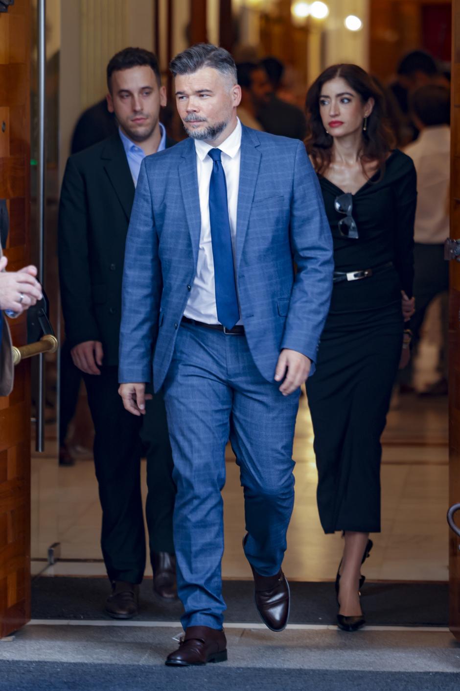 Gabriel Rufian during plenary sesion of the Congress of Deputies in Madrid on Wednesday, 09 September 2026