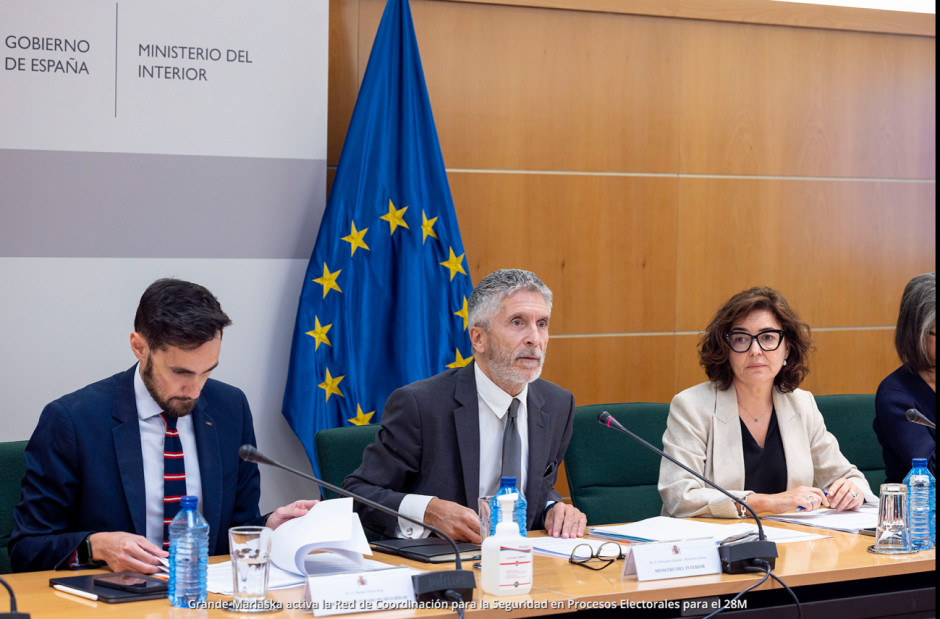 Fernando Grande-Marlaska activa la red de coordinación para la seguridad en procesos electorales