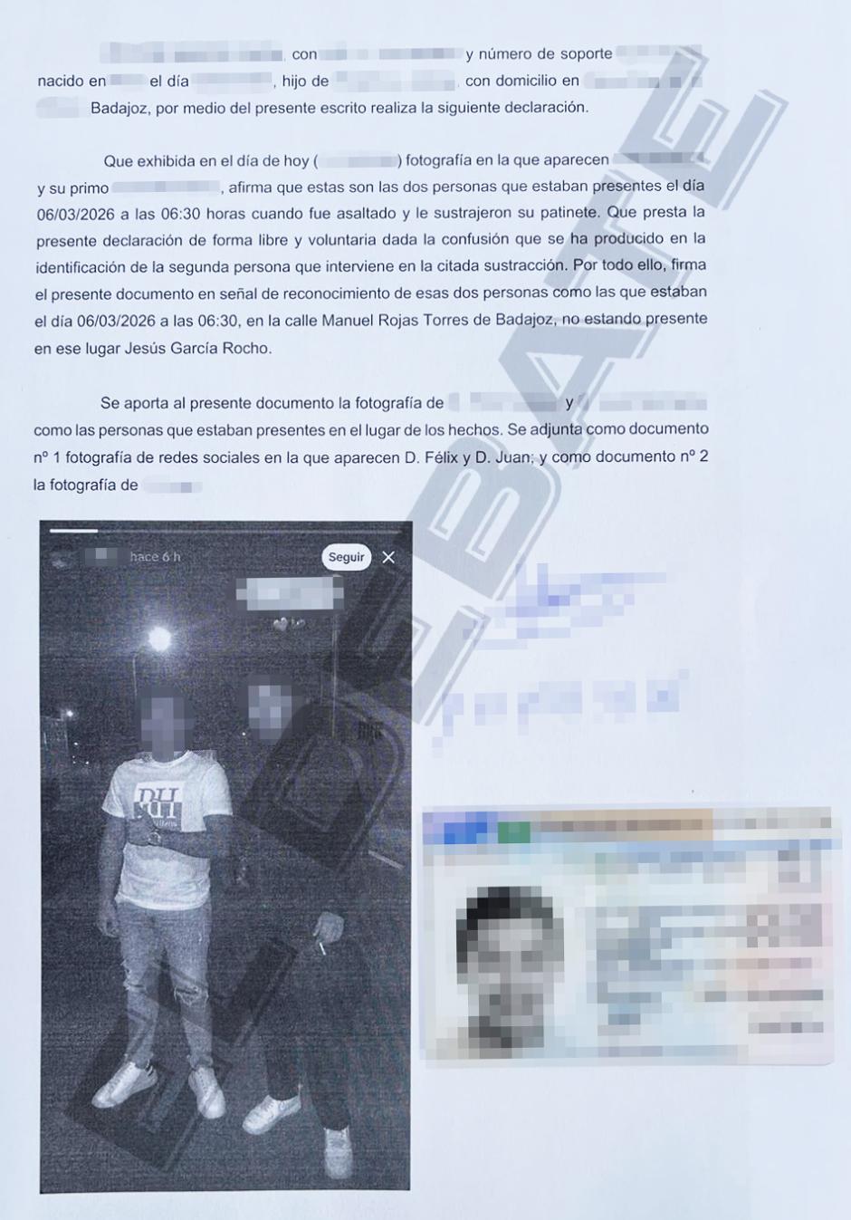 La confesión que exculpa a Jesús García Rocho del robo del que está acusado