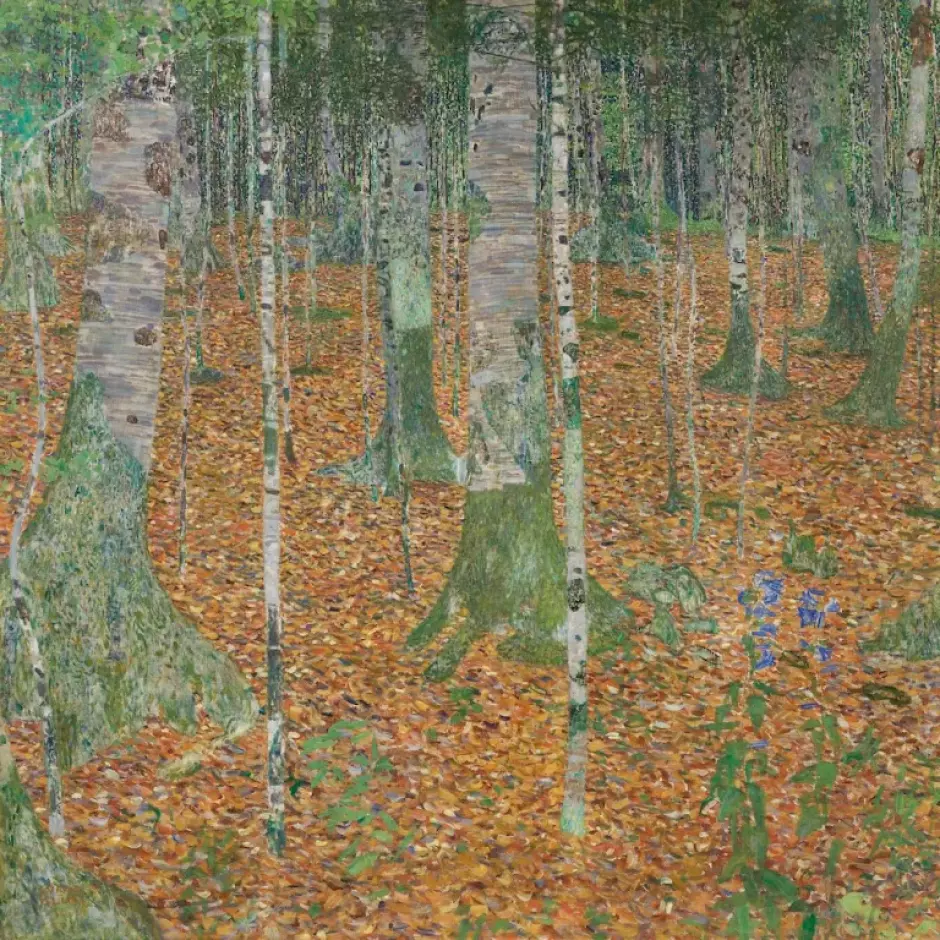 Gustav Klimt, Bosque de abedules , 1903