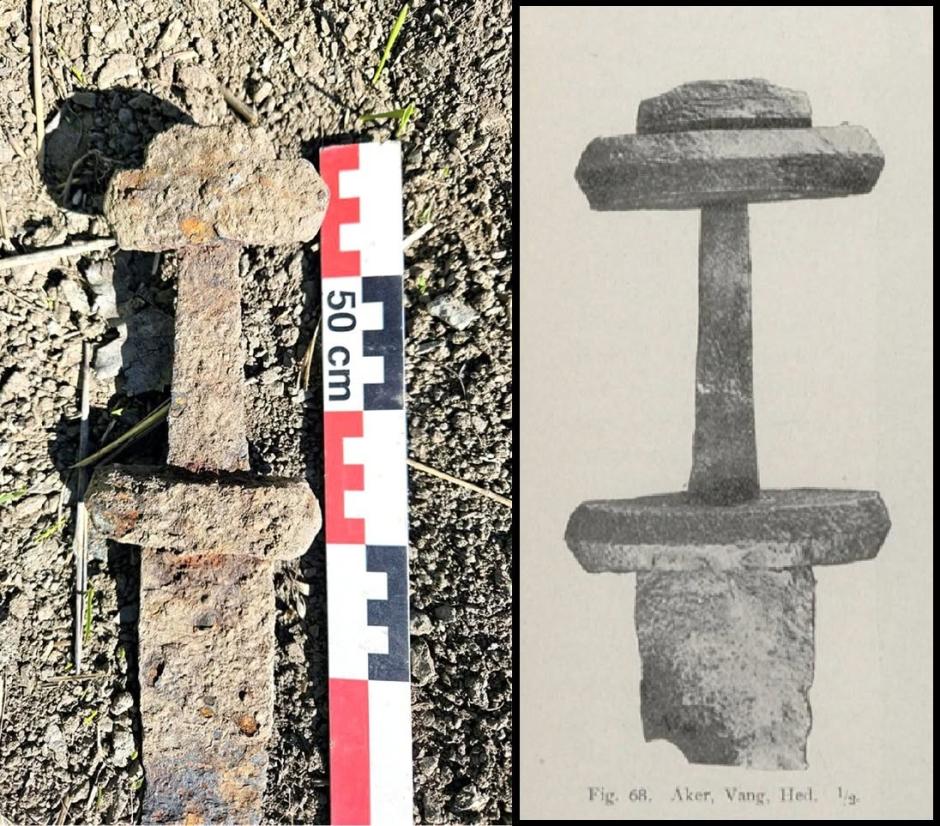 Espada encontrada por un niño de seis años