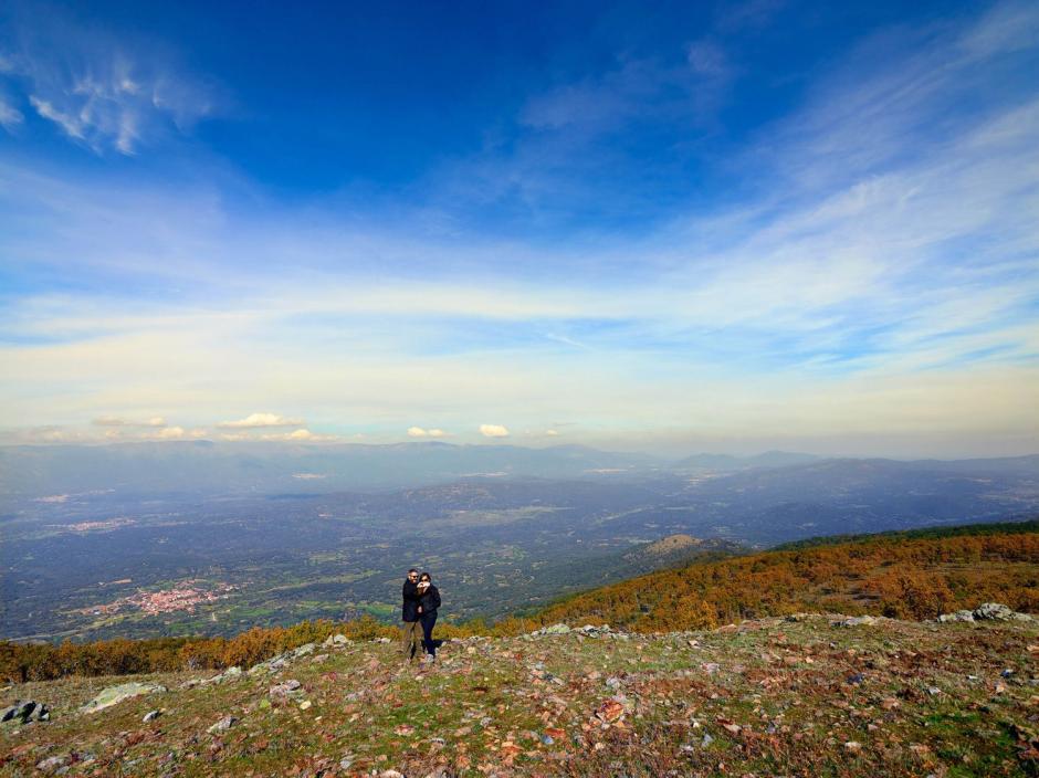 Mirador en la ruta de la sierra de San Vicente