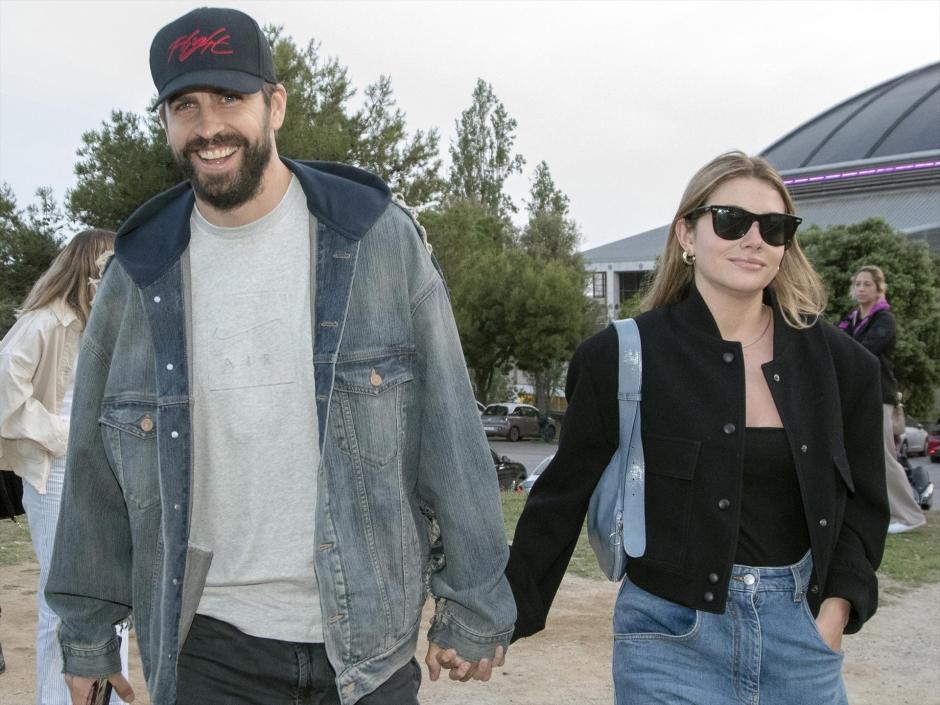 Gerard Piqué y Clara Chía en Barcelona