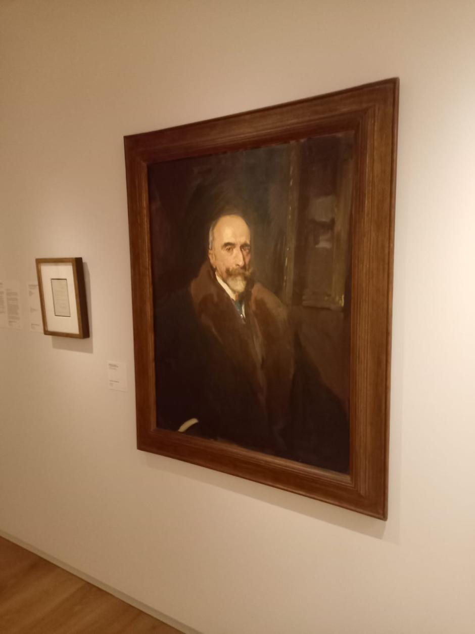 Retrato del arquitecto de la casa, Enrique Repullés, por Sorolla