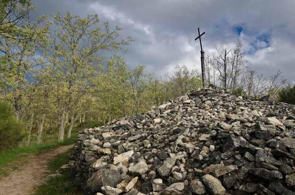 Otra imagen del recorrido en el Camino de las Raíces salmantino
