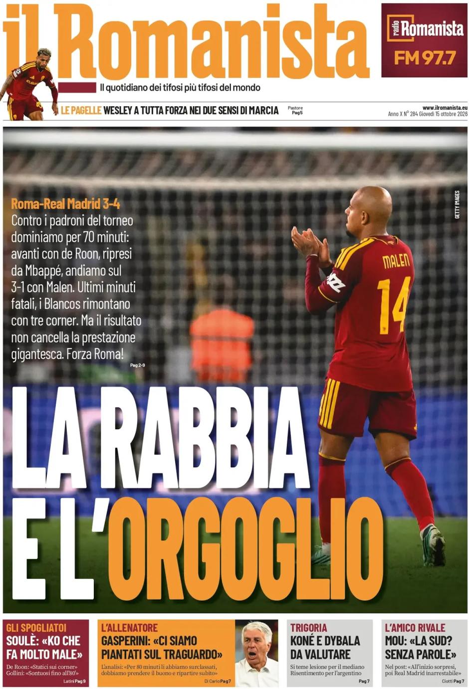 Portada Il Romanista