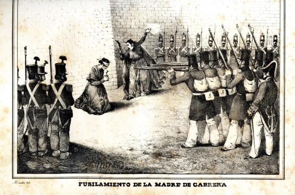 Fusilamiento de la madre de Cabrera