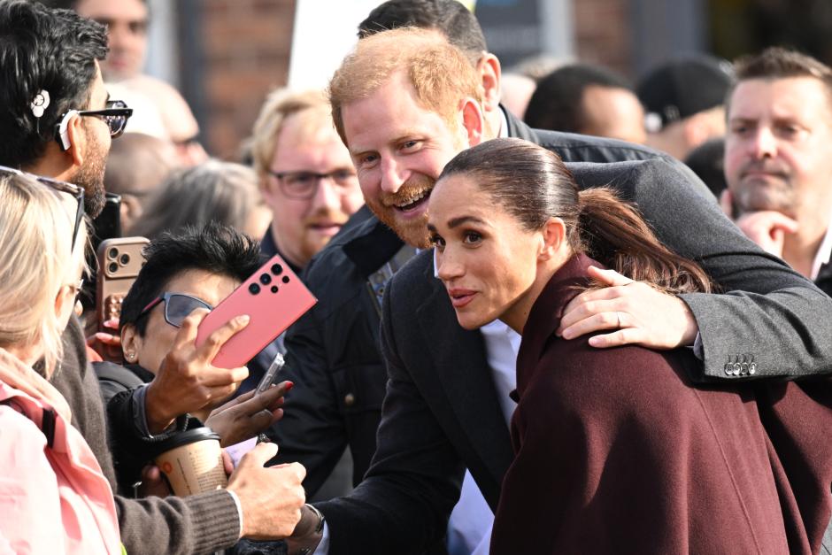 The Duke and Duchess of Sussex arrive at The Community Recording Studio in Nottingham. Picture date: Thursday October 15, 2026. *** Local Caption *** .