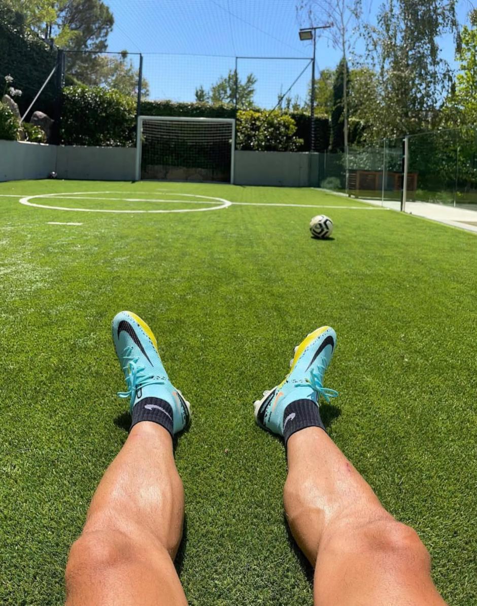 El campo de fútbol de la casa de Dani Carvajal