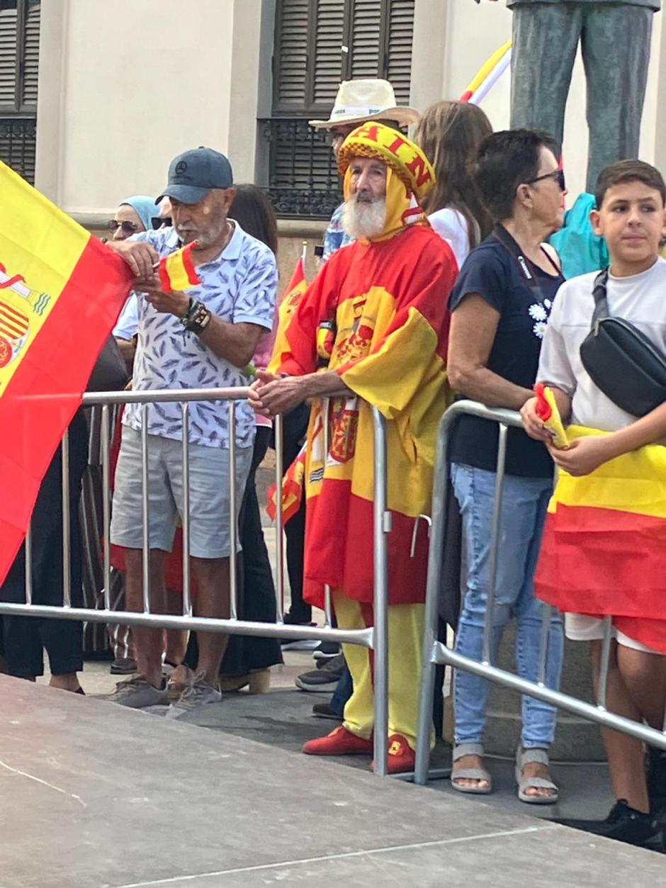 Mohamed Mustafá, el pasado martes esperando la llegada de los Reyes en Ceuta