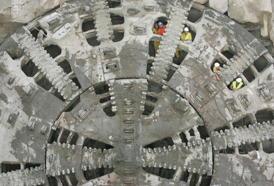 Tuneladora Dulcinea que ejecutó el soterramiento de la M-30