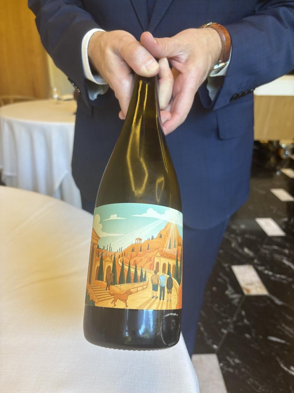 Uno de los vinos de A'BARRA