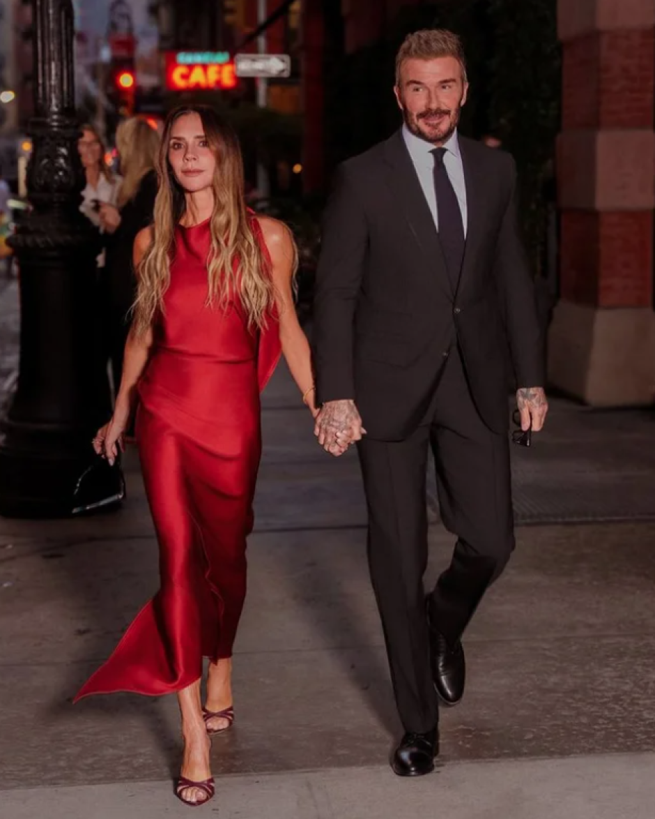 Victoria Beckham y David Beckham en Nueva York