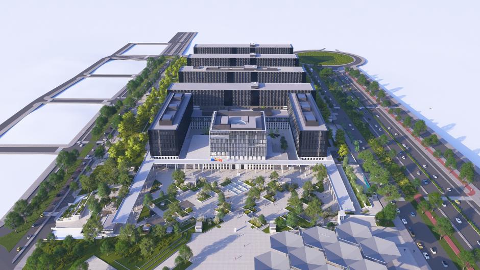 Render de cómo lucirá la Ciudad de la Justicia de Madrid