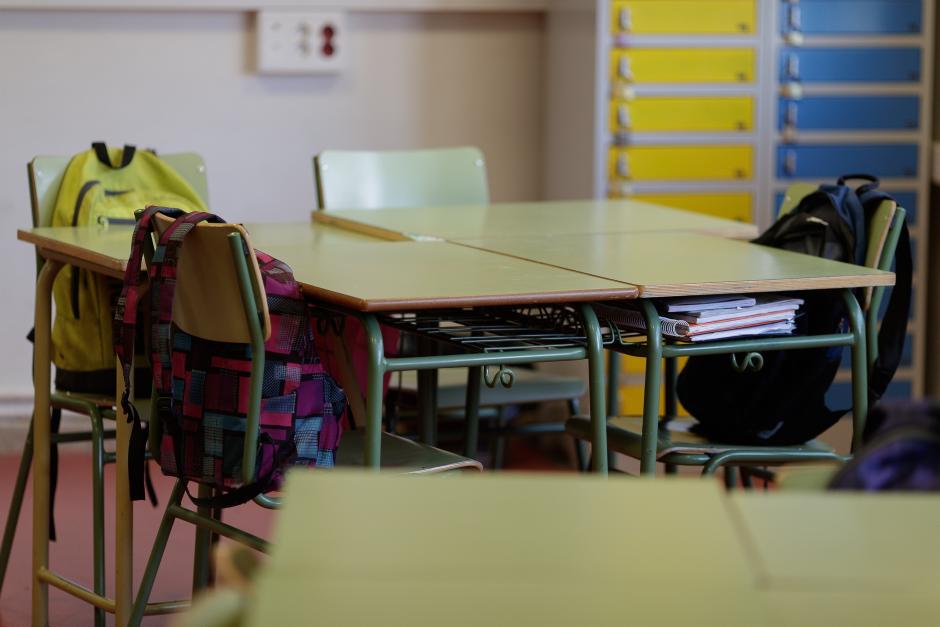 Imagen tomada en un colegio de Valencia