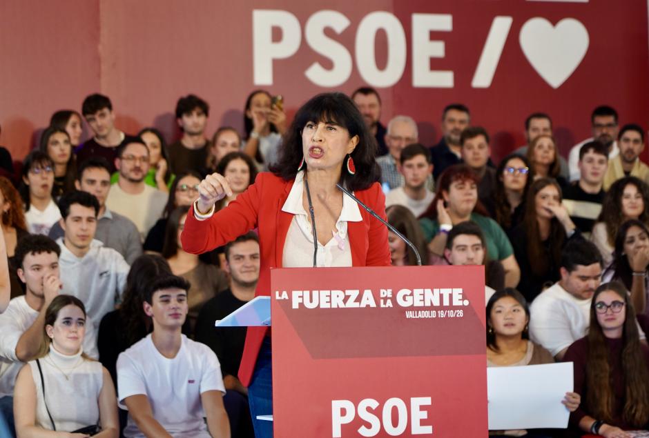 Ana Redondo, este lunes, en Valladolid