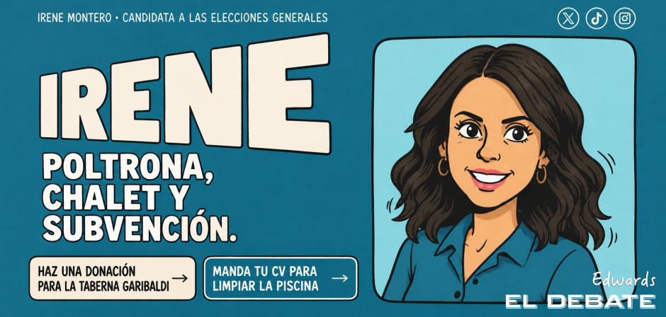 Irene Montero estrena web para la campaña electoral