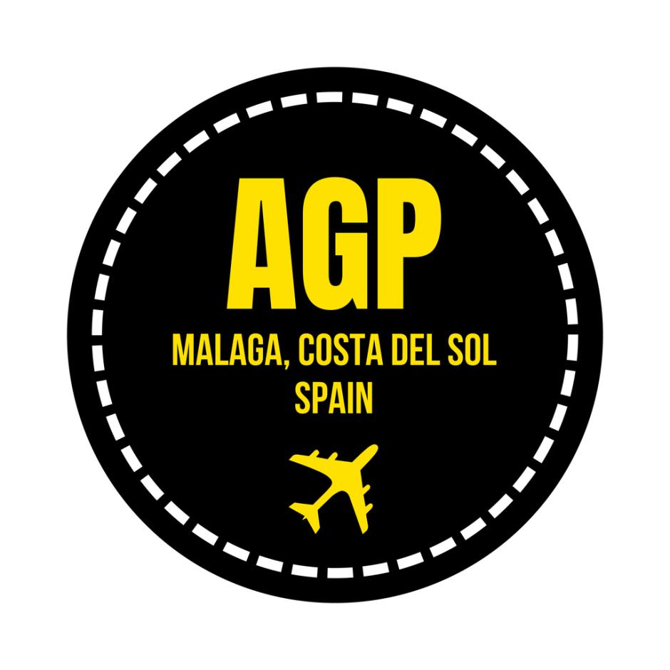 Símbolo del código IATA del aeropuerto de Málaga