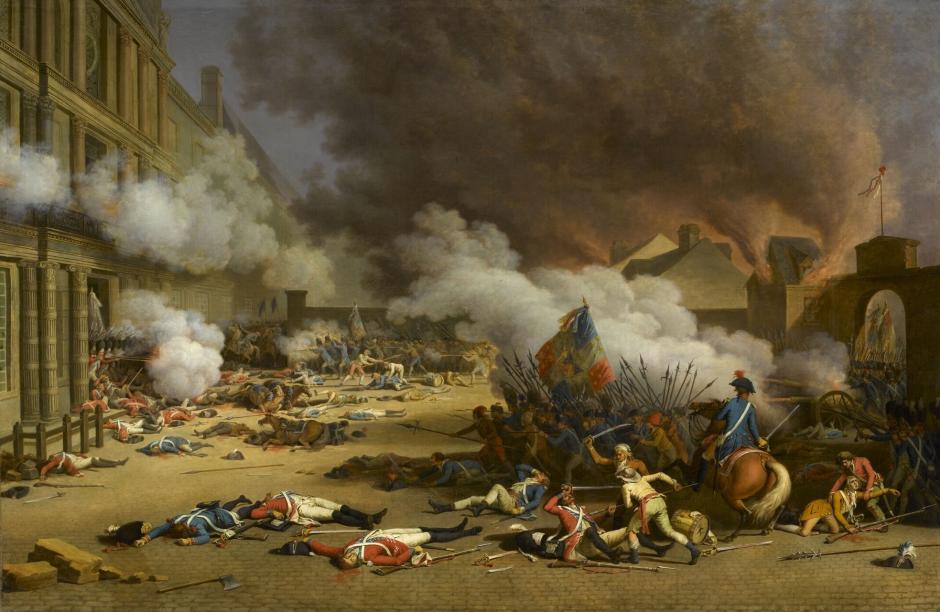 La Torre de las Tullerías el 10 de agosto de 1792