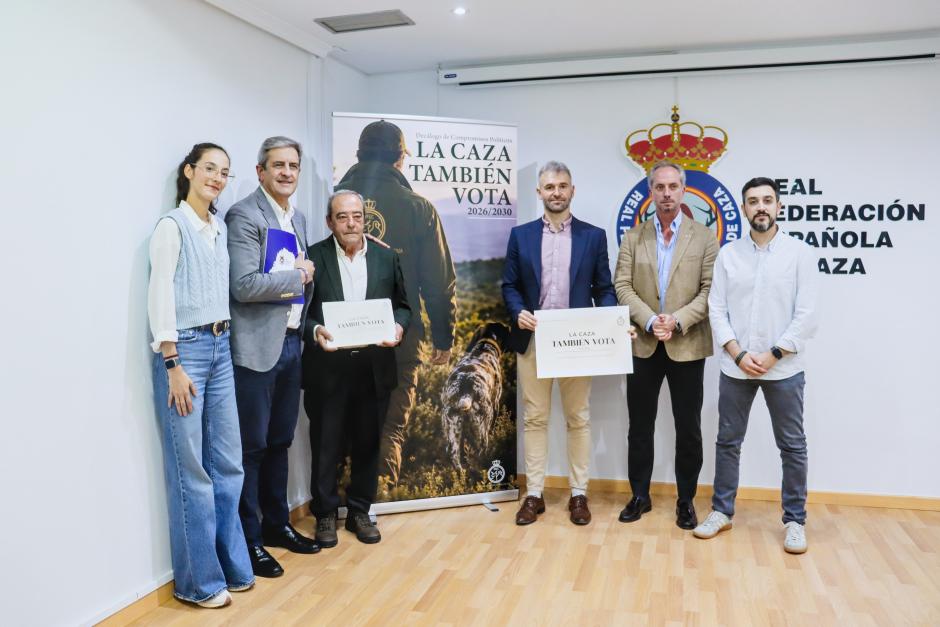 Presentación de 'La caza vota' en la Real Federación Española de Caza