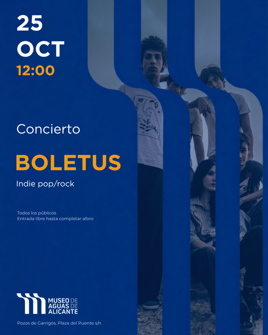 Cartel del concierto de este domingo