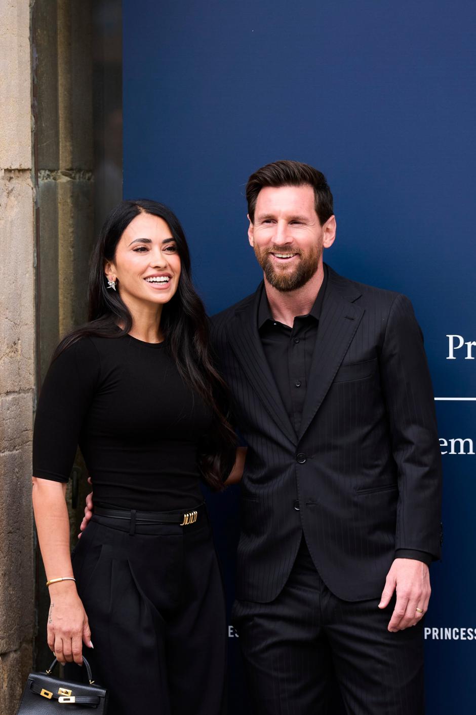 Mandatory Credit: Photo by Shutterstock (17229640q)
Lionel Messi, Antonela Roccuzzo arrives at Reconquista Hotel for the Princess of Asturias Award 2026 on October 22, 2026 in Oviedo, Spain
Leo Messi Arrives to Asturias, Princesa de Asturias Awards 2026, Oviedo, Spain - 22 Oct 2026