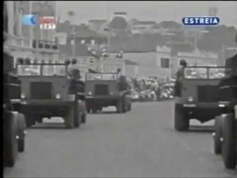 Ejército portugués con camiones Barreiros en Angola