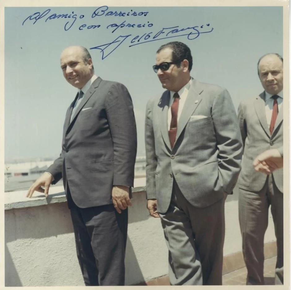 Barreiros con el gran Fangio