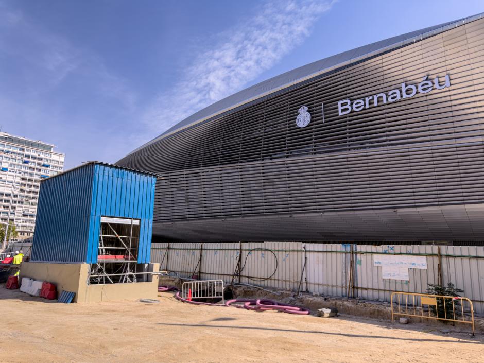 Obras de renovación integral de la estación de Metro de Santiago Bernabéu