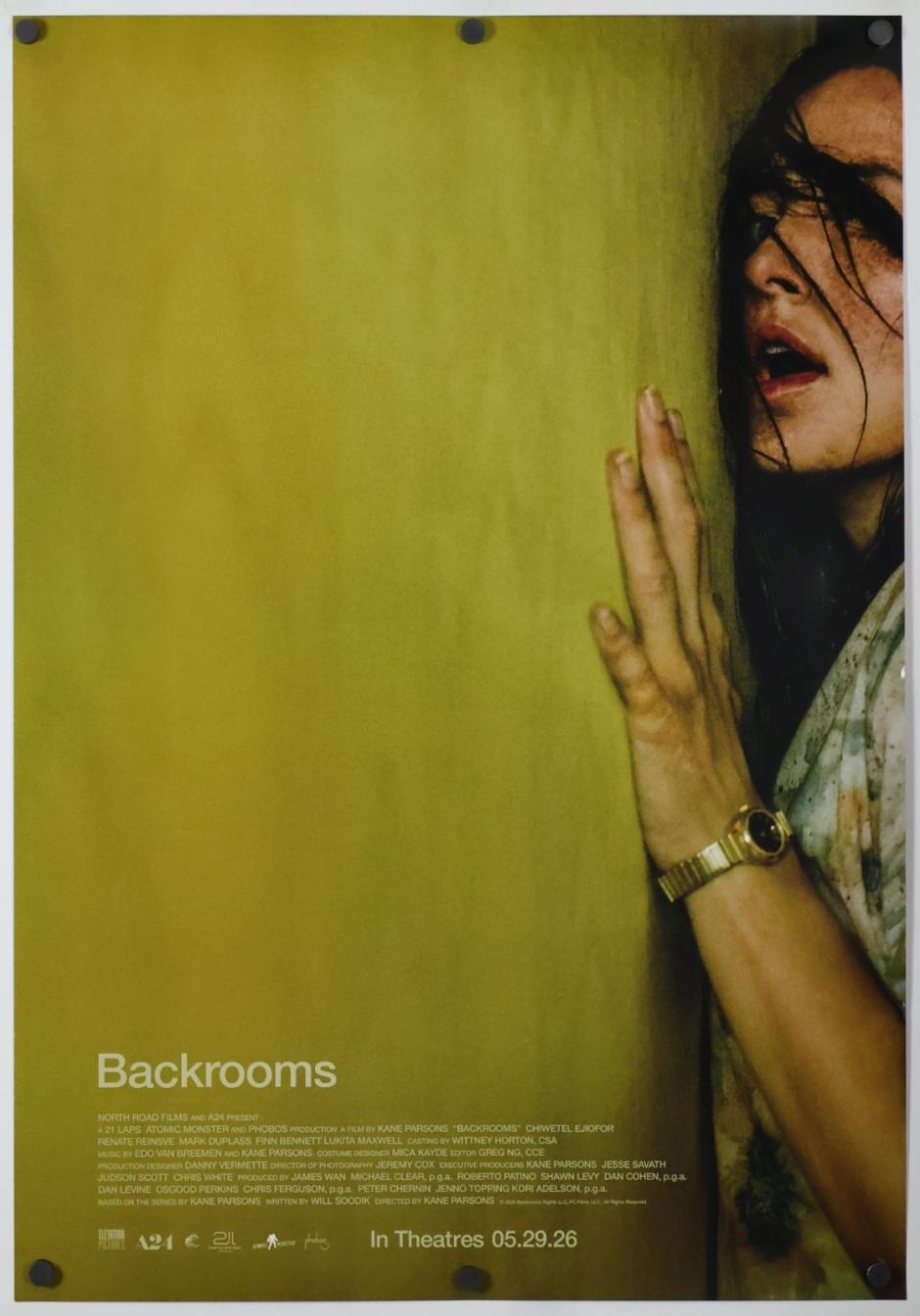 Póster oficial de la película 'Backrooms'