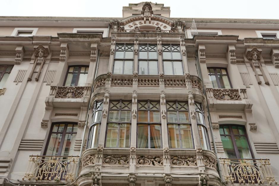 Casa Romero en Ferrol, obra de Rodolfo Ucha Piñeiro