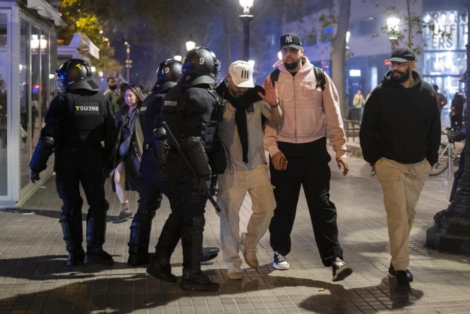 Detenciones en Barcelona este sábado
