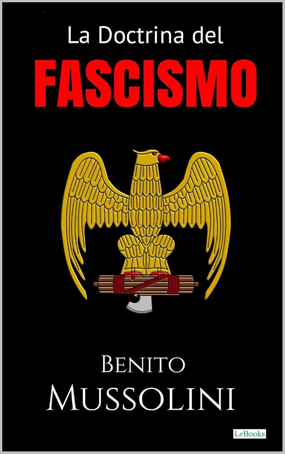 Portada de 'La doctrina del fascismo'