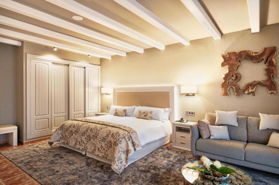 Una de las habitaciones del hotel