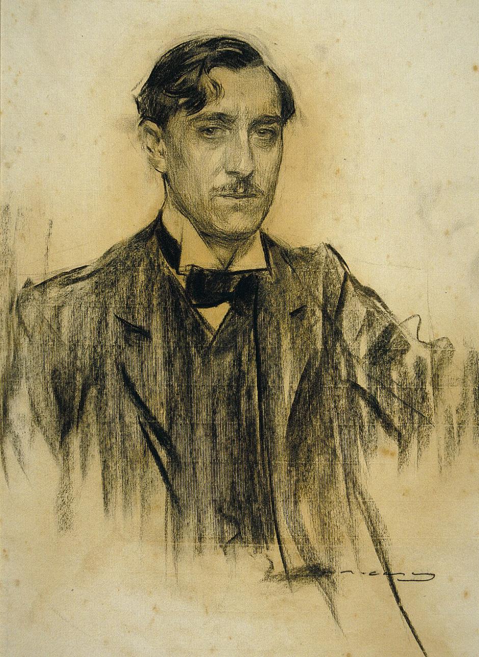 Ramiro de Maeztu (1905) por Ramón Casas