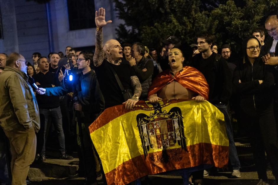 Imagen de un momento de la concentración