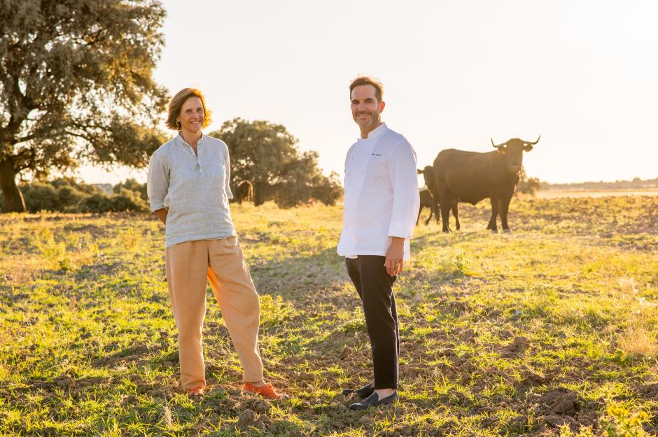 Blanca Entrecanales y Mario Sandoval en la Dehesa El Milagro