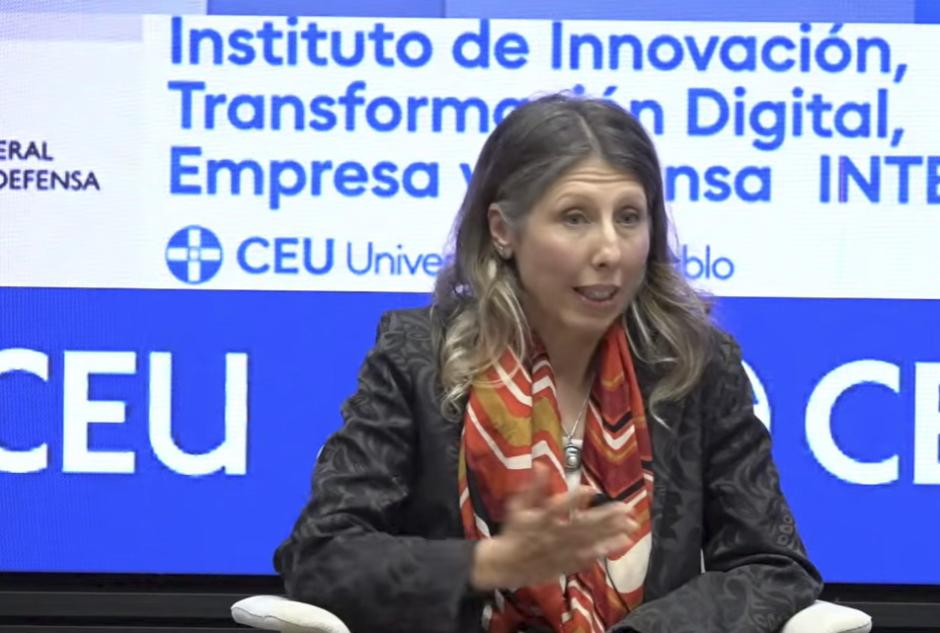 Carmen Monje Mateos, vicepresidenta ejecutiva para Defensa y Seguridad en Europavia