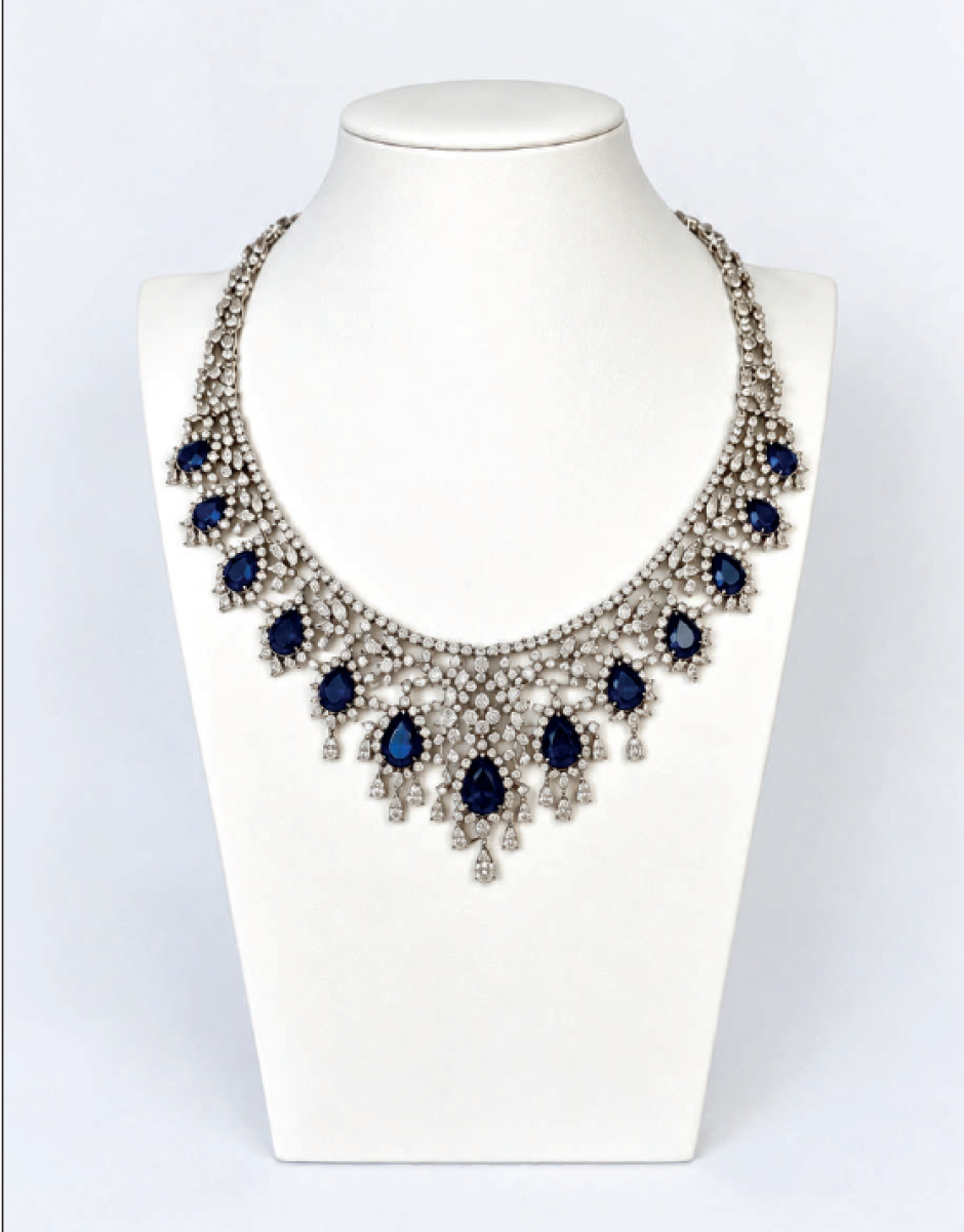 Collar de zafiros y diamantes de José Luis Rodríguez Zapatero