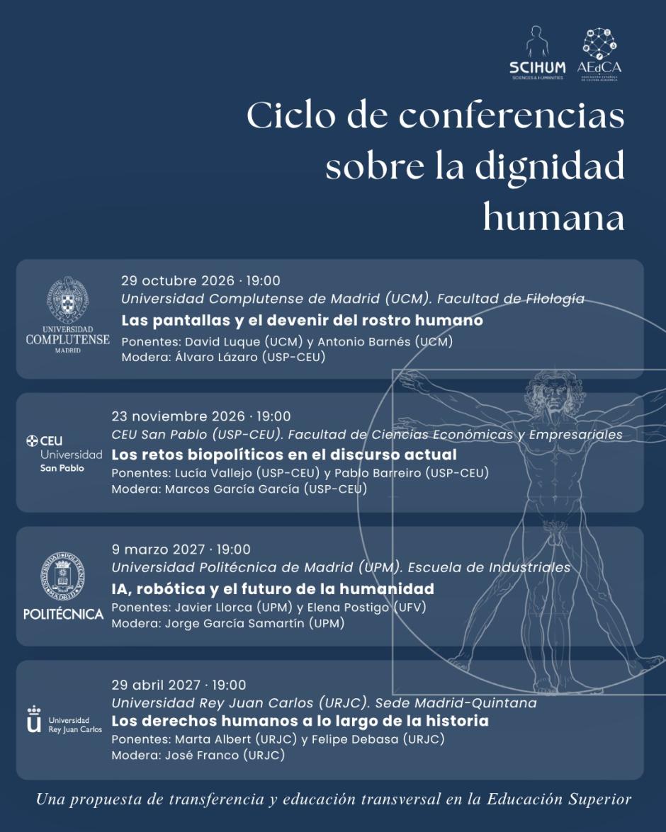 Fechas y lugares de las conferencias