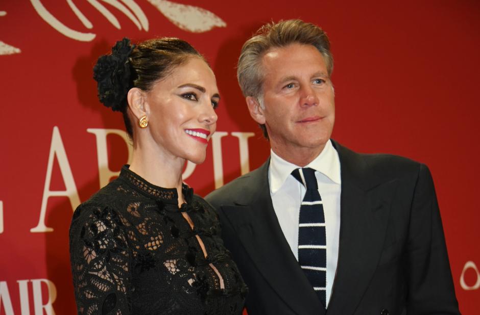 Adriana Abascal,Emmanuelle Filiberto de Saboya at photocall for Vanity Fair: La noche del Pescaito for Abril Fair 2025 in Seville on Monday, 5 May 2025.