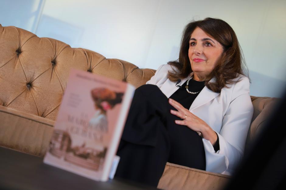 Almudena Martínez-Fornés durante la entrevista